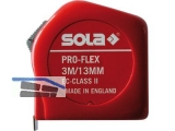 Rollmeter Sola Pro-Flex 3m EG II, B 13mm, mit Grtelclip