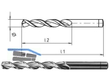 Spiralbohrer HSS-ECo DIN 338 Forte AMK 611 1,0 mm