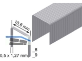 Klammern Prebena geharzt PF12CNK Paket a 4000 Stk.