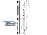 Schliessblech Doorsafe 4 mm/Stulp 16 mm links 259287
