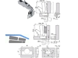 Weitwinkelscharnier Clip Top 71T6640B Inserta 170 Mittelband 713.326.3