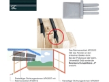 Dichtung-Eckteil AF2201E-SC schwarz fr Eurofalz ($1000)