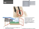 Dichtung-Eckteil AF2201E-GG graphitgrau fr Eurofalz ($1000)