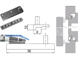 Fentro Distanzschliesszapfenpl. 10mm 469080