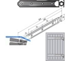 Fentro Langbandlappen fr Ladenband Gr.320 schwarz 457980