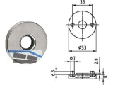 Drckerrosette 5620 easyfix 21,2 mm Edelstahl 402187