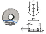 Drckerrosette 5620.21C easyfix CN Sttznocken 21,2 mm Edelstahl 402550