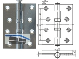 Trscharnier BB802 GV 4/3 blau verzinkt