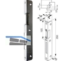 Winkelschliessblech Doorsafe links 12 mm Falzluft 255785