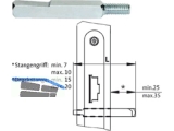 Wechselstift B-78410-19-0-1 VK 9 mm L = 70 mm