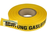 Warnband (Rll.= 250 m) Achtung Gas\