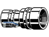 Viega Geopress Reduzierkupplung mit SC-Contur,Rotguss 9615.2 40x32