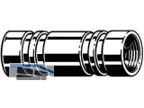 Viega Geopress Reparaturkupplung mit SC-Contur,Rotguss 9615.5 DN32