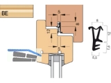 Fensterdichtung Goll A 2004-BE beige, VPE 150 lfm