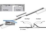 Gleitschiene Schliessfolgeregler Dorma G-GSR/V/BG-System silber