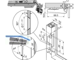 CLIP top Alurahmensch. 120 gerade ohne Feder Topf: Schr. vern. 765.563.3