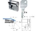 EVVA EPS-Halbzylinder 10/27 NI