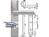 Drcker/Langschild Rhodos RLE 28 BB Edelstahl matt