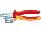 Kombizange Knipex 0306180 verchromt isoliert VDE