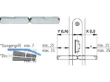 Drckerstift geteilt B-78430-06-0-1 LI = 25 / LA = 55 mm