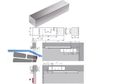 Trschliesser Dorma TS 93 G, EN 5-7 silber, Bandgegenseite o. Gleitschiene