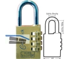 Vorhangschloss Burg Combi Lock 80 40 M mit 4 Rollen 02261 0