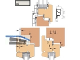 Fensterdichtung AFK2054-LG/2 lichtgrau, VPE 200 lfm