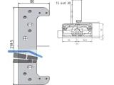 Befestigungsplatte TECTUS TE 640 3D FZ/1 verzinkt