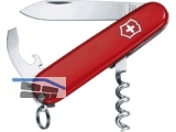 Offiziersmesser rot mit gross Bister 0.3303.B1