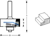 Falzfrser HM 31,7mm m.Kugellager Sh 8mm, GL 51mm, NL 12,7mm