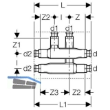 Geberit Mapress Kreuzungs-T-Stck