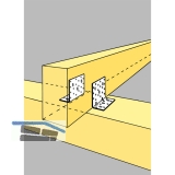 SIMPSON Winkelverbinder AE 76 feuerverzinkt mit Zulassung