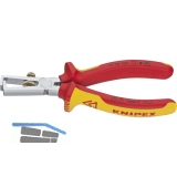 KNIPEX VDE-Abisolierzange mit ffnungsfeder 5-10 mm Lnge 160 mm