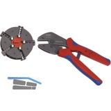 KNIPEX Crimpzange Multicrimp mit 5 Einstzen Lnge 250 mm