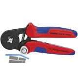 KNIPEX Crimpzange selbsteinstellend AWG28-7 0.08-10.0+16 mm seitl. Einfhrung