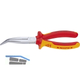 KNIPEX VDE-Langschnabelzange DIN 5745 gebogen Lnge 200 mm