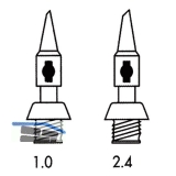 PORTASOL Ltspitze Profi 1.0 mm zu Gasltkolben Professional