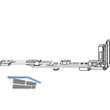 MACO MM Stulpflgelverschluss waagrecht, verlngerbar, FFB 240-1650 mm (202252)