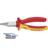 KNIPEX VDE-Rundzange DIN 5745 mit kurzen, runden Backen Lnge 160 mm