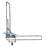 ffnungsbegrenzung m. Bremse, kurz, 244 mm, Zinkdruckgu silberfrbig (52976)