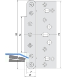 Aufnahmeelemente VX 7502-3D, Stahl verzinkt