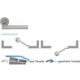 ASSA ABLOY Zylinderrosette CODE HANDLE mattchrom