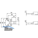 Anschraubtaschen INCANTO Standard - 6,5 mm