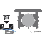 Plano Top Mega Ausrichtbeschlag, Flgelhhe 2100-2375 mm, Einzelverpackung