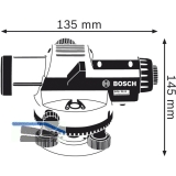 BOSCH Baunivelierer-Set GOL26G + Stativ BT160 + Messlatte GR500