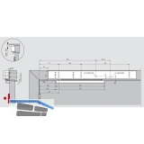 Trschlieer TS99FLR mit Gleitschiene, silber