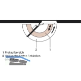 Trschlieer TS99FLR mit Gleitschiene, silber