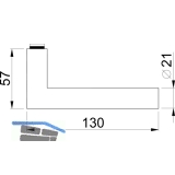 ECO Drckerlochteil D 310 - VK 9 mm, FS, Edelstahl matt