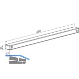 Gleitschiene B ohne Hebelarm fr TS 31