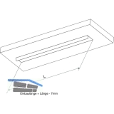 Einbauleuchte Miska Sensor 7,8 Watt, neutralwei L 760mm alu